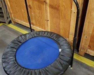 #1603: Needak Small Trampoline Jumper with Handlebar
Needak Small Trampoline Jumper with Handlebar, 40" Wide