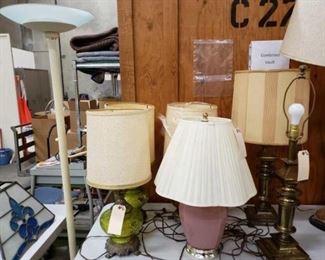 #1712: 7 Lamps, 25" - 70" Tall
7 Lamps, 25" - 70" Tall