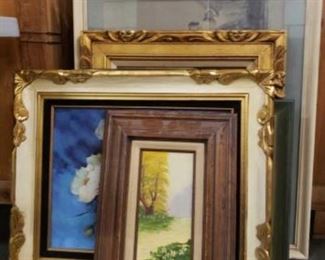#1800: 6 Pieces of Framed Artwork
Measurements range from 21" x 14" to 35" x 29"