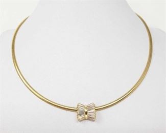 #158: 14k Gold Necklace with Pendent, 17.7g
Weighs approx 17.7g, measures approx 16.5"