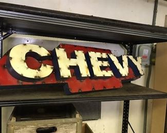 Chevy car mancave sign-cool