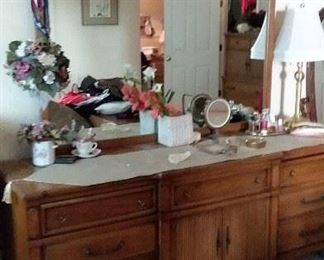 beautiful dresser with mirror 