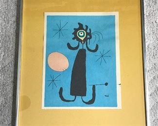 Miro “Woman in Front of the Sun” Print https://ctbids.com/#!/description/share/155545