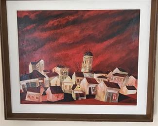 Oil Painting of Belgrade Neighborhood https://ctbids.com/#!/description/share/159936