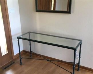 Sofa Table and Mirror