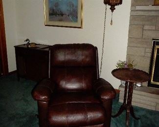 leather recliner