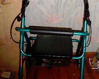 walker with seat