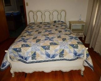 white bedroom / bedding sold separately