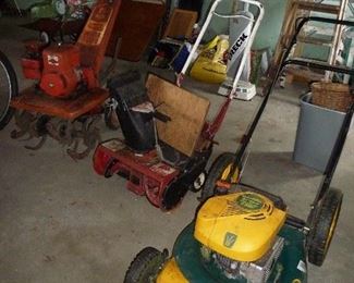 TILLER /MOWER /SNOW BLOWER / ladders