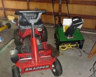 snapper rider / large snow blower