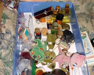perfumes and assorted makeup and Dream Pets