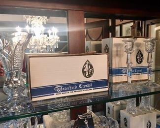 large selection of Waterford crystal