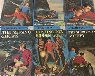 Set of Hardy Boy books