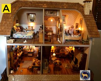 We will be taking bids on the dollhouses - see our website for details www.yellowdogestatesales.com