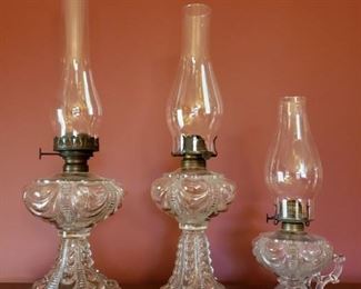 ANTIQUE OIL LAMPS