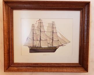 ONE OF MANY SHIP/NAUTICAL PRINTS