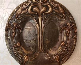 ART NOUVEAU WALL PLATTER