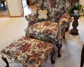 SHERRILL CHAIR AND OTTO
