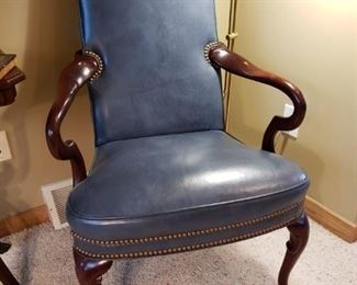 LOVELY HANCOCK & MOORE LEATHER CHAIR