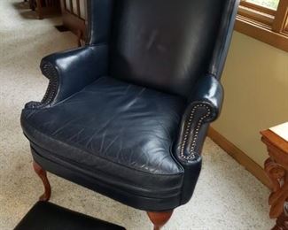 LEATHER CHAIR, OTTO