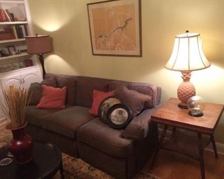Nice sofa
Small tables