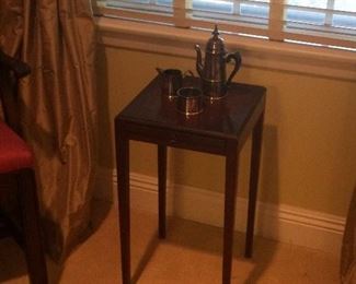 Small side table
Turkish tea set