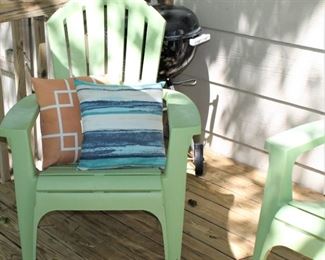 Outdoor Chairs and Pillows