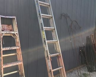 Shepherd Hooks and Trellis and Ladders