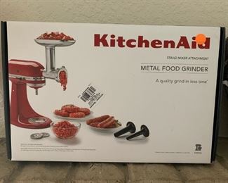 Kitchen Aid Meat Grinder fits KA mixer -  Never Used $20