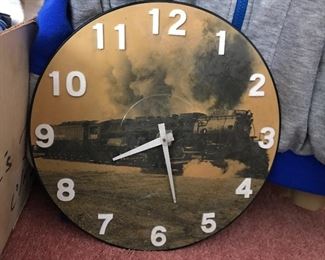 Train Photo Clock