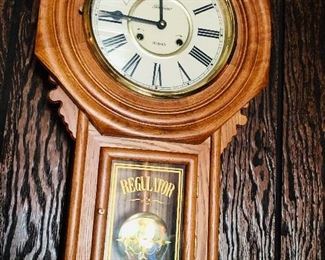 Vintage Sunbeam wall clock.  Works