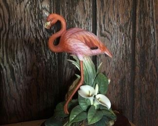 Flamingo statue by Sadek