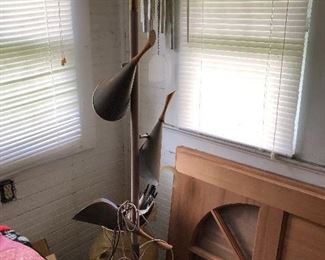 MCM pole lamp.  Doors