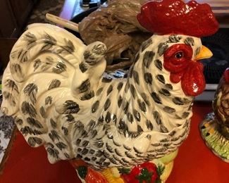 Rooster cookie jar