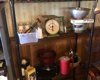 Vintage kitchen items