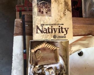 Carved nativity from The Holy Land