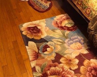 Butterfly and floral rugs