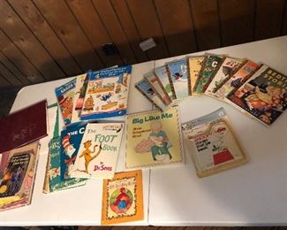 A few of the Golden Books.  Many more children’s books.