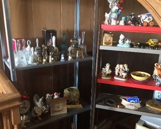 Bell collection, figurines, what nots