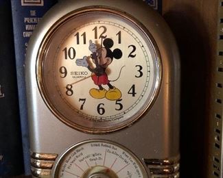 Mickey Mouse Seiko clock songs