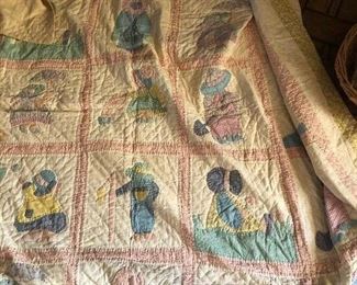 Sunbonnet Sue hand made quilt