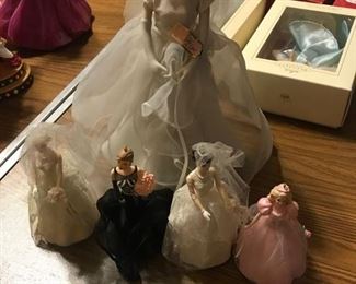 Collection of Barbie miniatures.