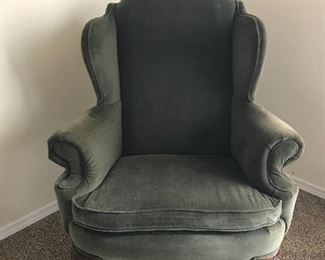 Schnadig wing back chair 
