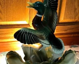  Duck lamp With serving tray