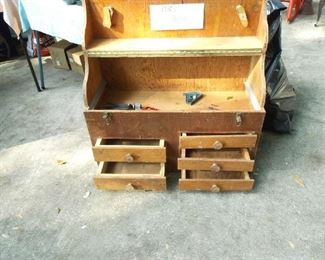 VERY OLD TOOL CHEST