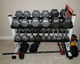 Weights and stand