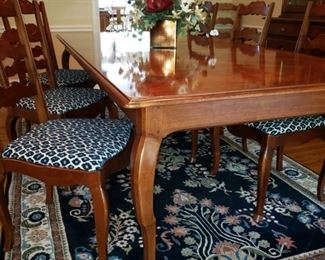 Hickory Chair Co. cherrywood dining table 