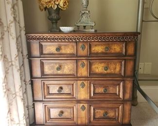 Four drawer bedside chest