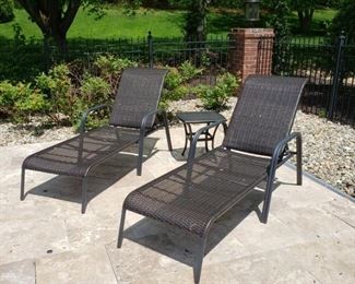 Pair of lounge chairs