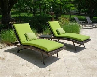 Pair of lounge chairs